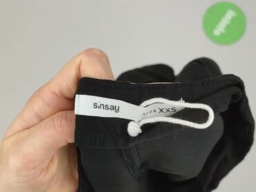 obcisłe szorty: Sinsay, Szorty damskie, rozmiar 2XS — 4