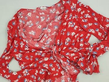 czerwona bluzki z bufkami: Pimkie, Women's blouse, size M (EU 38) — 1