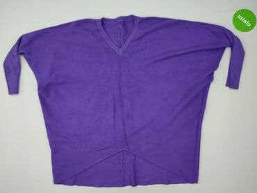 sweter z dekoltem v h m: Sweter damski, One size — 2