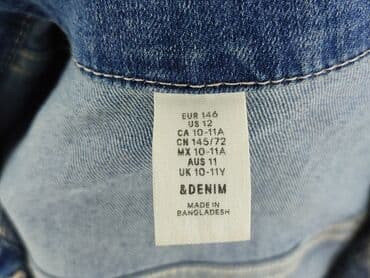 kurtki z fredzlami: Dziecięca kurtka jeansowa, 11 lat, 140-146 cm, stan - Bardzo dobry — 4