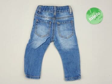 spodnie piżamowe hm: Denim pants, EarlyDays, 6-9 months, condition - Good — 3