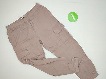cargo jeans: Rose, Spodnie cargo damskie, rozmiar L — 3
