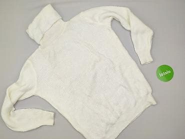 sweter damski plus size: Golf damski, rozmiar 6XL — 2