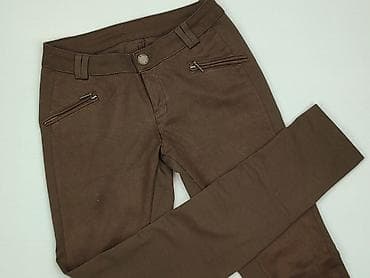 Material trousers for women, size S