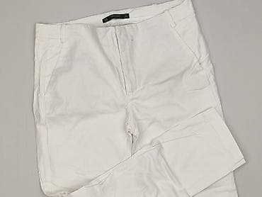 crop spodnie: Zara, Spodnie materiałowe damskie, rozmiar L — 1