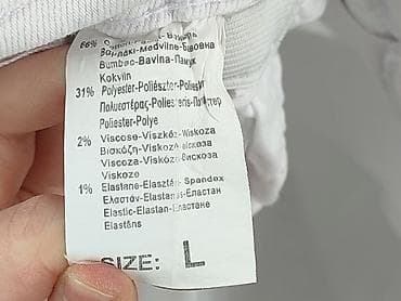 spodenki materialowe: M.Sara, Szorty damskie, rozmiar L — 5