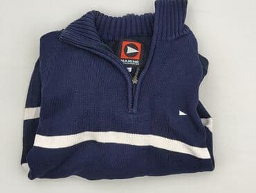 kurtka przejsciowa stradivarius: Marine, Sweter dla mężczyzn, M — 6