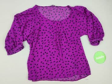 modne bluzki z bufiastymi rękawami: Bluzka damska, rozmiar M — 2