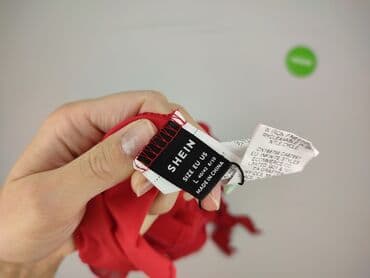 piękne czerwone sukienki na wesele: Shein, Sukienka damska, rozmiar S — 4