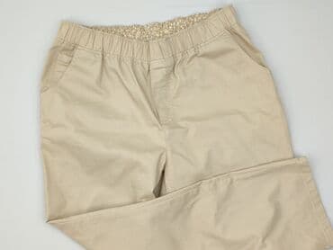 Material trousers for women, L