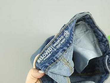 mom jeansy: Jeansy damskie, rozmiar S — 4