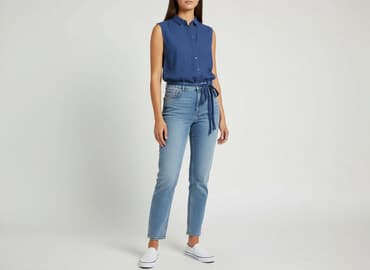 granatowe bluzki wizytowe: Esmara, Bluzka damska, rozmiar L — 6