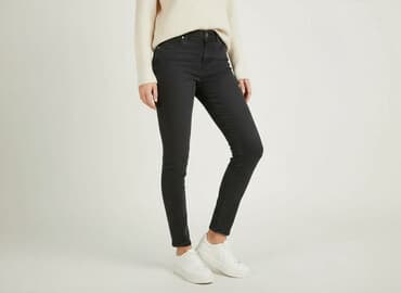 dzycie ciężkie dżinsy: Denim, Jeansy damskie, rozmiar M — 6