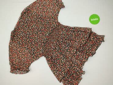 zara sukienka w kwiaty z bufiastymi rękawami: Zara, Women`s dress, size L — 4