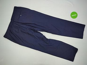 pullandbear polska: Męskie spodnie garniturowe Bytom (VISTULA) – granatowe, krój Slim. - — 3