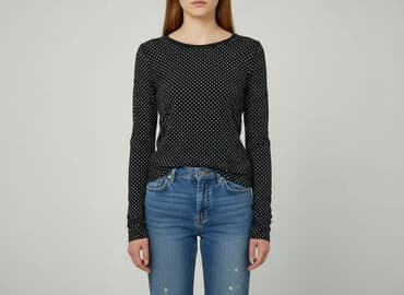 sweter w cętki: Bluzka damska, rozmiar M — 6