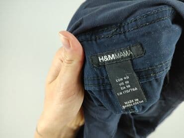 czarne legginsy ciążowe: H&M Mama, Spodnie materiałowe damskie, rozmiar L — 5