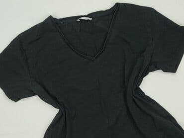 czarne t shirty w serek damskie: T-shirt damski, rozmiar M — 1