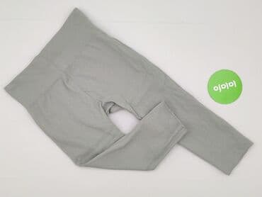 legginsy ocieplane prążkowane: Legginsy Sportowe damskie, rozmiar L — 3