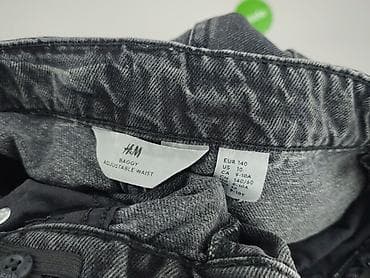 pull and bear cargo: Spodnie jeansowe, H&M, 10 lat, 140, stan - Bardzo dobry — 4