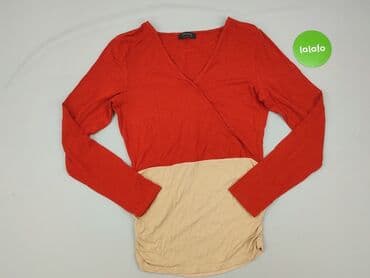 czerwona bluzki plus size: Apanage, Bluzka damska, S — 2