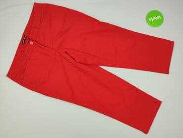 nylon red buty: Spodnie materiałowe damskie, L — 2