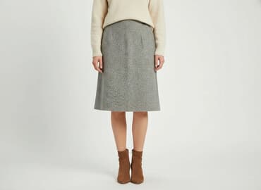 plisowane spódnice szara: Spódnica damska, rozmiar M — 6