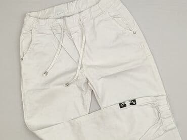 Off-White, Material trousers for women, size S (EU 36)