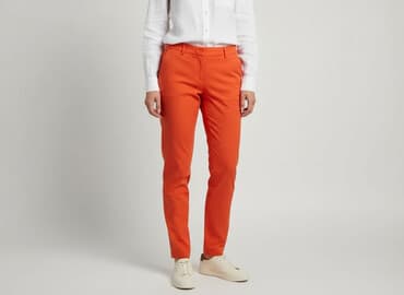 spodnie z majtkami: Spodnie materiałowe damskie, rozmiar S — 1