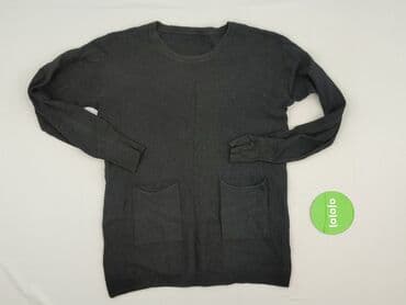 sweter z tiulowymi rękawami: Bluzka damska, M — 2