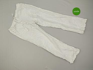 biale trampki tommy: Iska, Spodnie materiałowe damskie, rozmiar M — 2