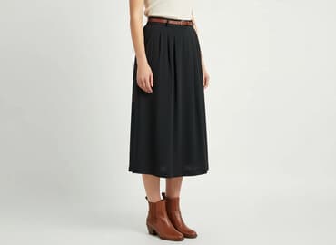 spódnice midi plisowane czarne: Spódnica damska, rozmiar S — 6