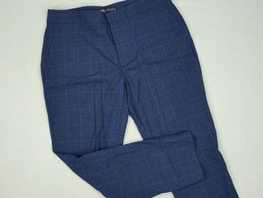 zara spodnie z szerokimi nogawkami: Zara, Spodnie materiałowe damskie, rozmiar L — 1