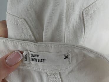 woskowane legginsy z wysokim stanem: Sinsay, Spodnie materiałowe damskie, rozmiar XS — 5