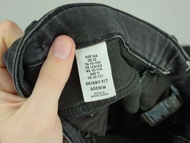 czerwone sukienki swiateczne: Jeans, 12 years, 140/146, condition - Perfect — 4