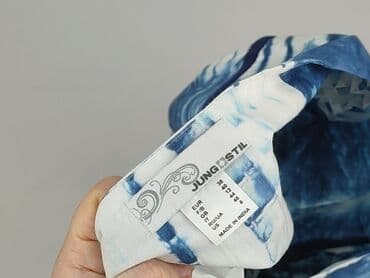 niebieska spódnice plisowane: Spódnica damska, M — 4