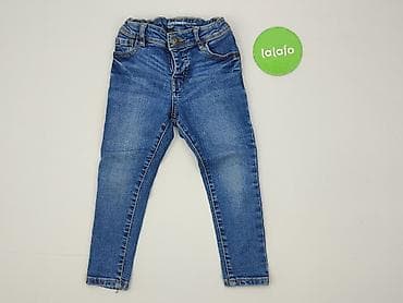 czerwona bluza pull: Spodnie jeansowe, 2-3 lat, 92/98, stan - Bardzo dobry — 2