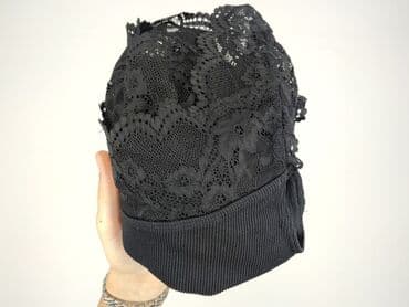 czarne bluzki z koronką plus size: Greence, Top damski, rozmiar L — 5