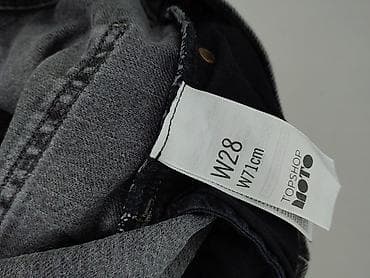 szorty denim: Topshop Moto, Szorty damskie, rozmiar S — 6