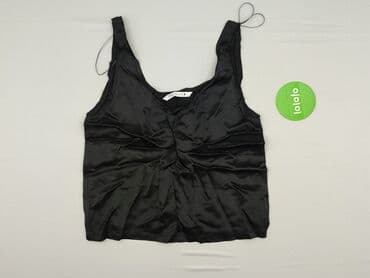 czarne bluzki z krótkim rękawem allegro: Zara, Жіноча блуза, розмір M — 2