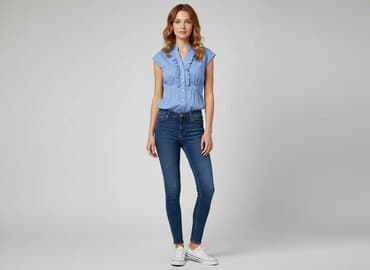 bluzki damskie dopasowane: F&F, Bluzka damska, rozmiar S — 6