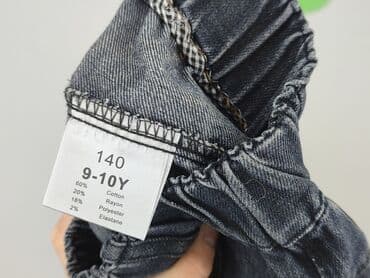 piękne eleganckie sukienki: Spodnie jeansowe, 10 lat, 140, stan - Bardzo dobry — 4