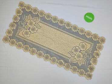 obrusy liliowe: Obrus 45 x 90, kolor - Złoty, stan - Idealny — 2