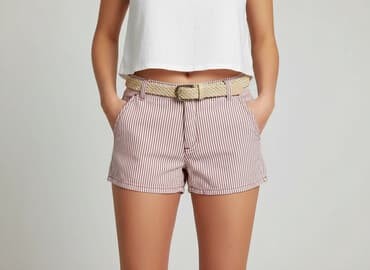 krótkie spodenki w paski: Szorty damskie, rozmiar S — 6