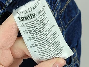 lidl jeansy z wysokim stanem: Spodnie jeansowe, Lupilu, 1.5-2 lat, 92, stan - Bardzo dobry — 5