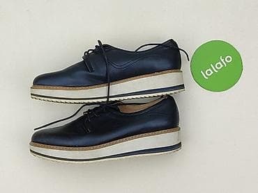 trampki guess biale: Damskie półbuty Zara Woman - Model: oksfordki na platformie - Kolor — 2