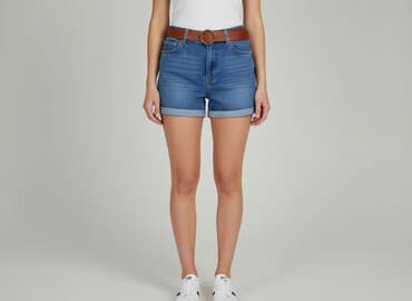 cropped jeans: Cropp, Szorty damskie, rozmiar 2XS — 7