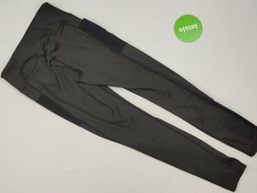 czarne legginsy z wysokim stanem push up: Legginsy Sportowe damskie, rozmiar M — 3