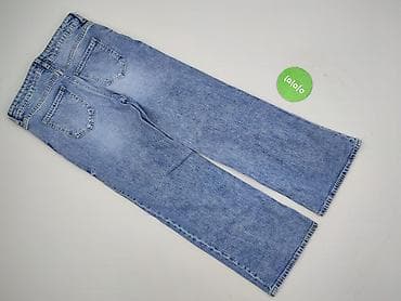 divided hm jeans: Spodnie jeansowe, H&M, 13 lat, 158, stan - Idealny — 3