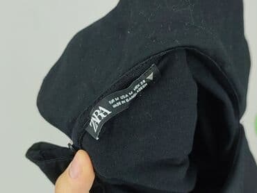 czarna bluzka koronkowa zara: Zara, Bluzka damska, rozmiar M — 4